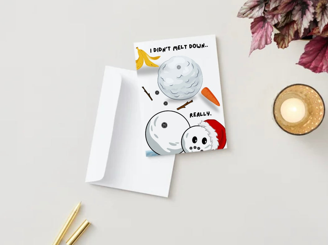 Greeting Card - Snowman