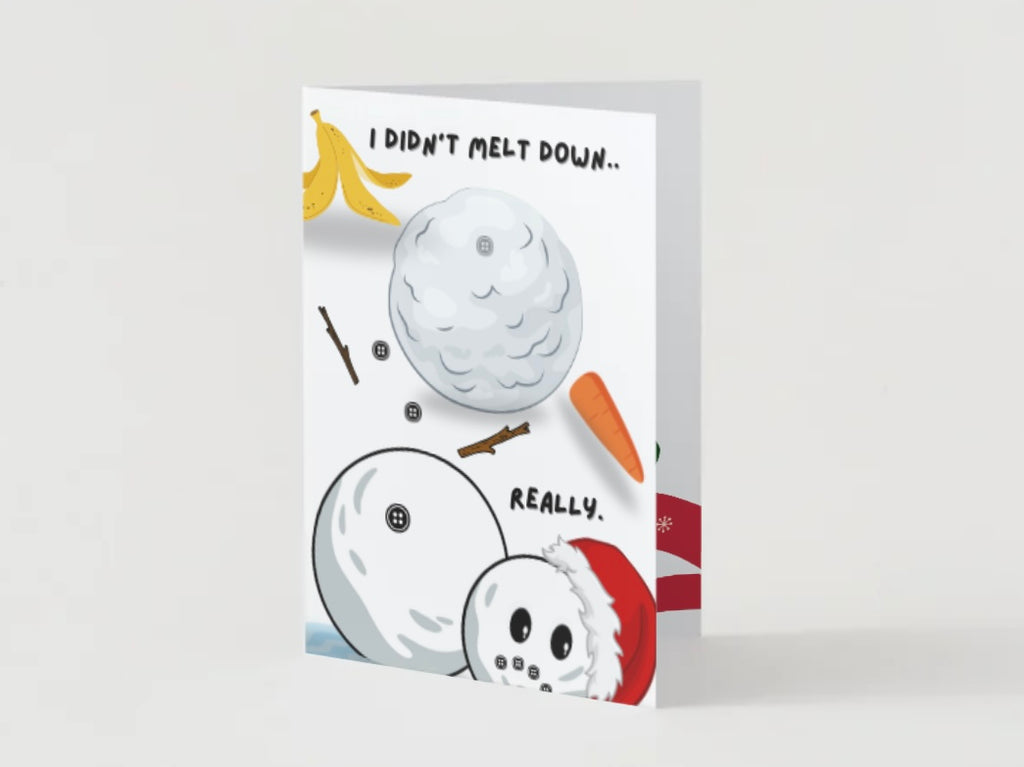 Greeting Card - Snowman