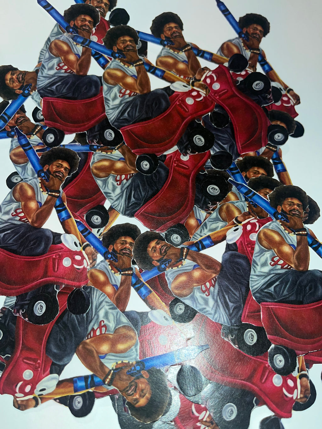 Small Wheels, Heavy Heart Sticker
